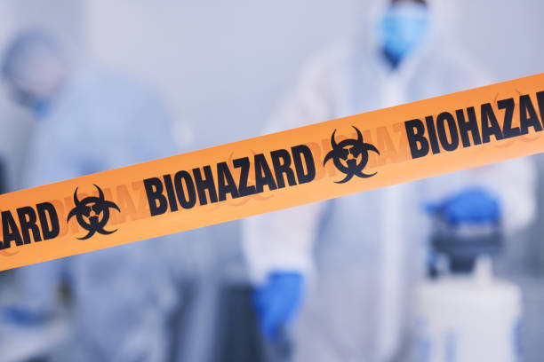 Professional Biohazard technician working in Center Moriches, NY